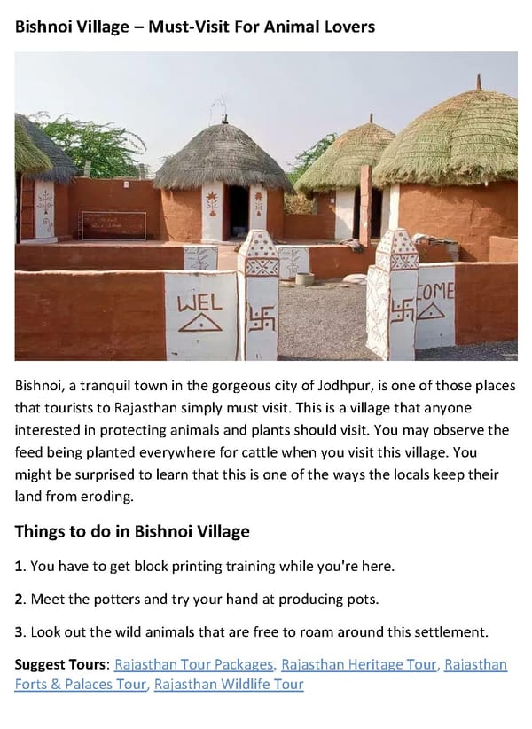 Top 10 Rajasthan Villages That Reflect Culture and Heritage - Page 3