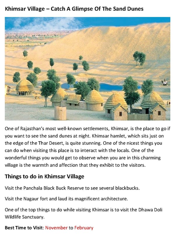 Top 10 Rajasthan Villages That Reflect Culture and Heritage - Page 6