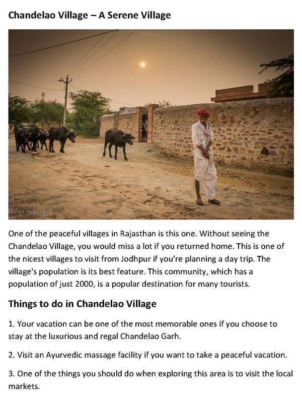 Top 10 Rajasthan Villages That Reflect Culture and Heritage - Page 7