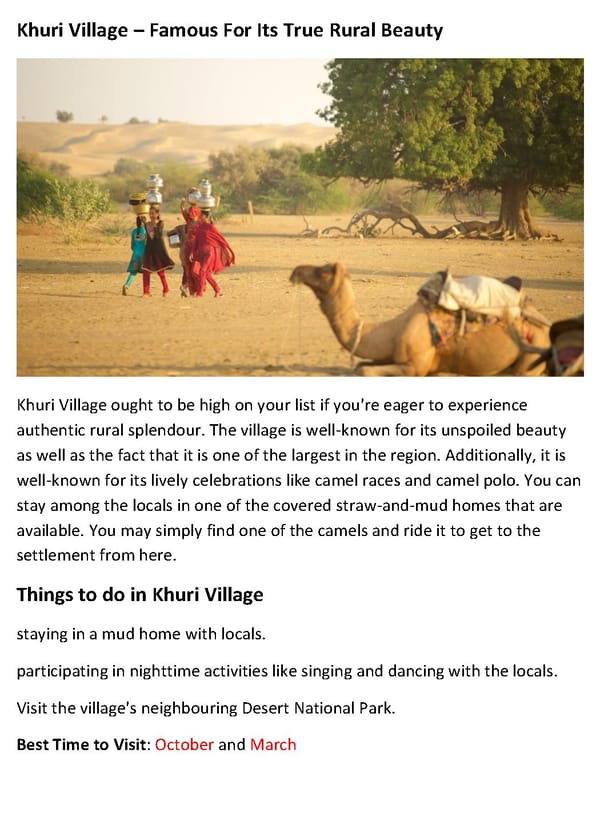 Top 10 Rajasthan Villages That Reflect Culture and Heritage - Page 8