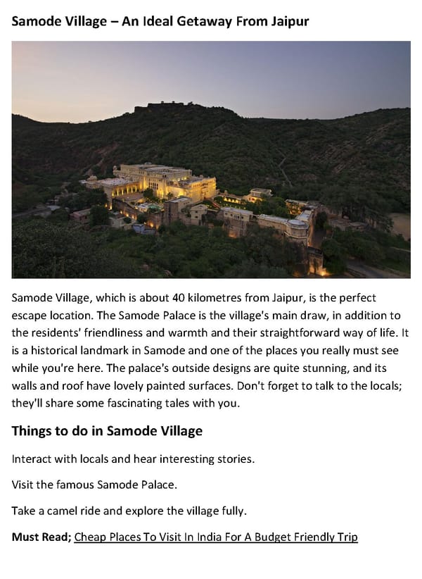 Top 10 Rajasthan Villages That Reflect Culture and Heritage - Page 9