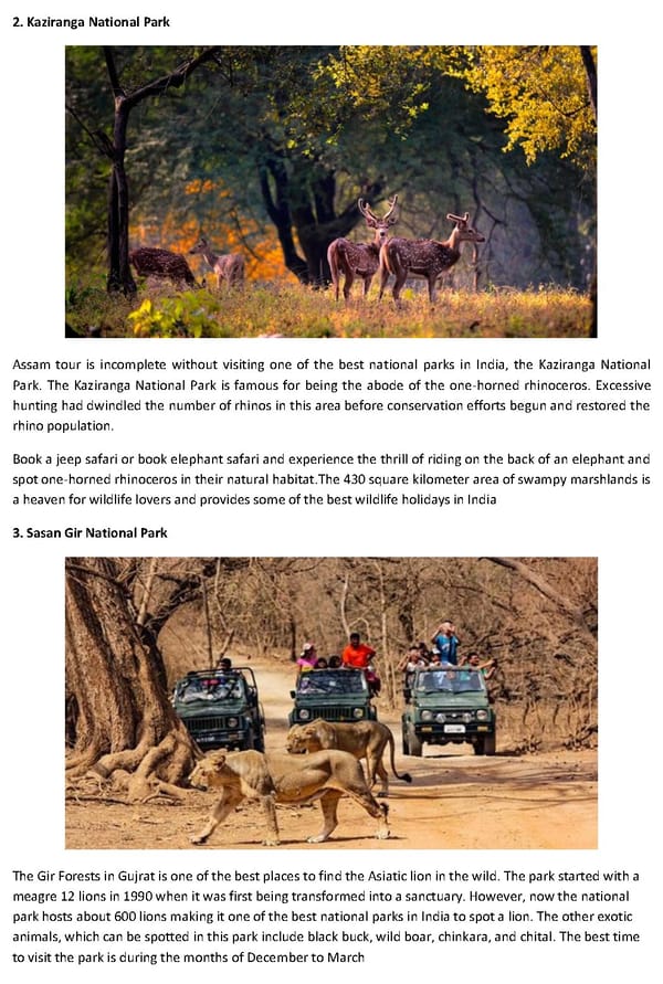 INDIAS MOST FAMOUS NATIONAL PARKS THAT YOU MUST VISIT - Page 3