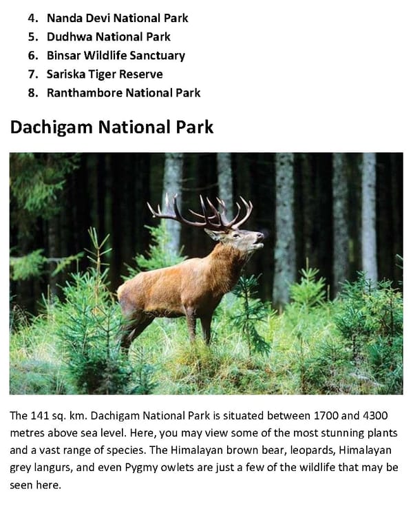 TOP 8 Wildlife Sanctuaries in North India - Page 3