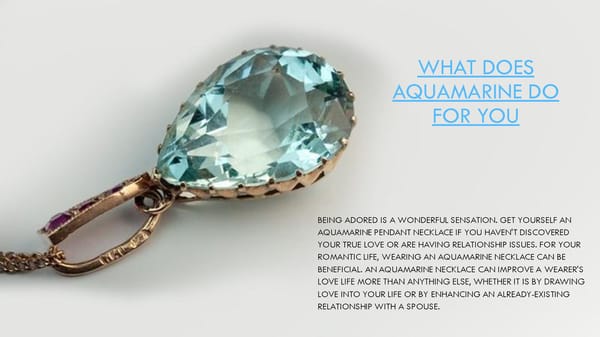 Aquamarine Necklace: Soothing, Yet Powerful - Page 3