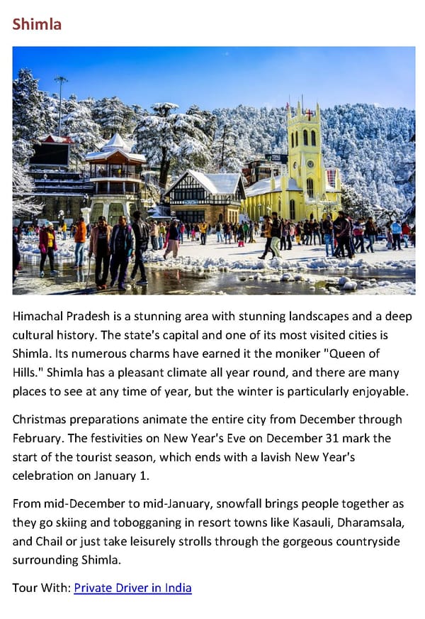 Most Beautiful Places To Visit In Himachal Pradesh During Winter - Page 3