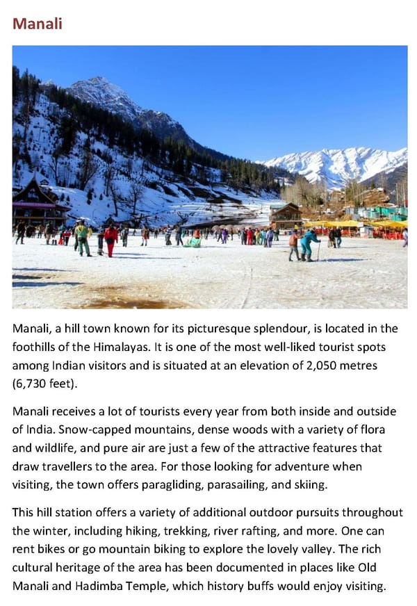 Most Beautiful Places To Visit In Himachal Pradesh During Winter - Page 5