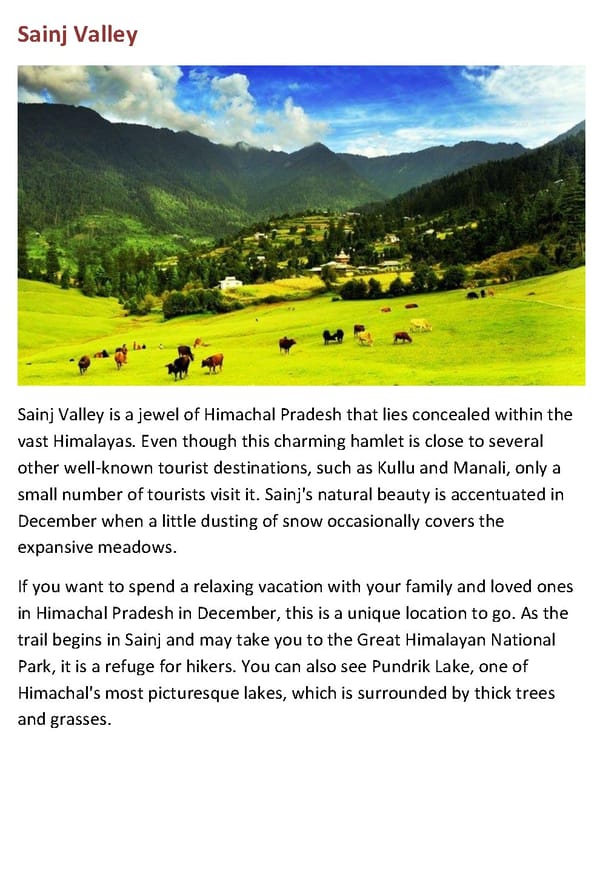 Most Beautiful Places To Visit In Himachal Pradesh During Winter - Page 8