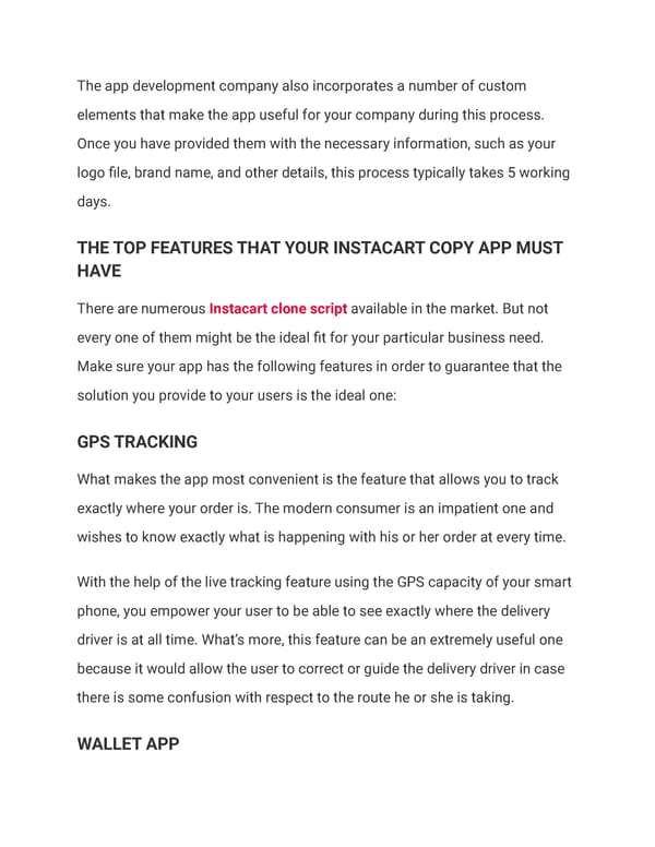 FEATURES OF THE INSTACART COPY APP THAT ARE THE MOST NOTABLE - Page 3