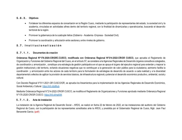 Informe de gestión 2019 - 2022 - Page 50