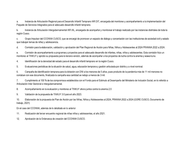 Informe de gestión 2019 - 2022 - Page 100