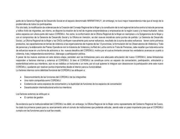 Informe de gestión 2019 - 2022 - Page 116