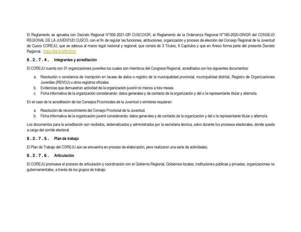 Informe de gestión 2019 - 2022 - Page 161