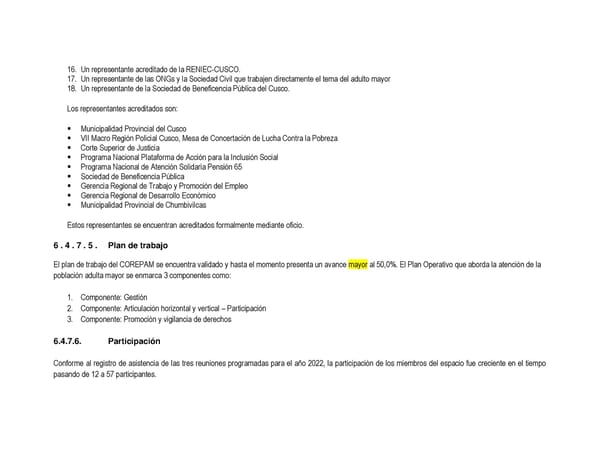 Informe de gestión 2019 - 2022 - Page 199