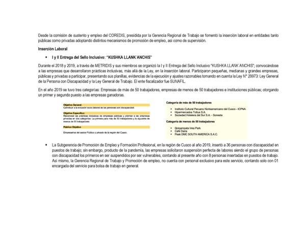 Informe de gestión 2019 - 2022 - Page 238