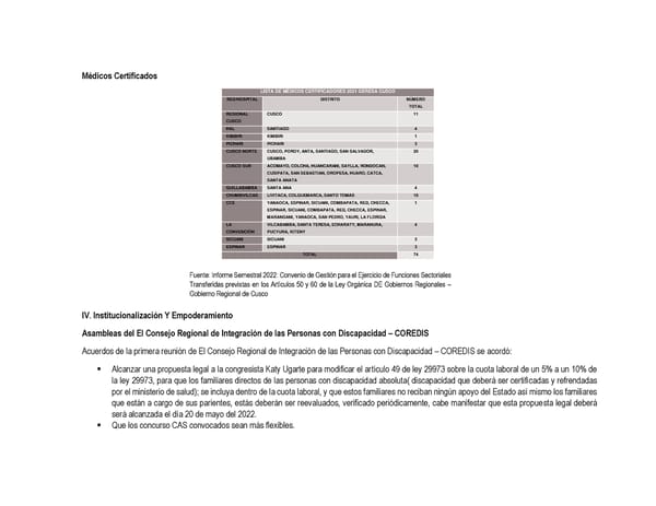 Informe de gestión 2019 - 2022 - Page 241