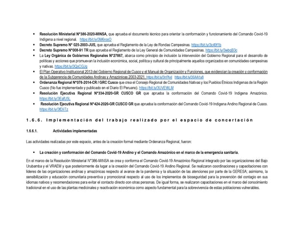 Informe de gestión 2019 - 2022 - Page 261