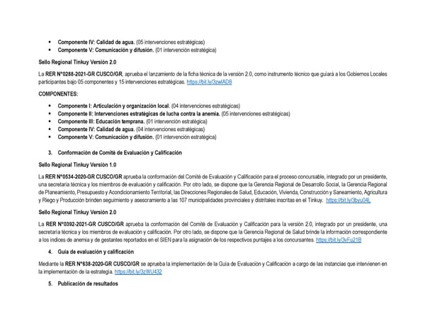 Informe de gestión 2019 - 2022 - Page 282