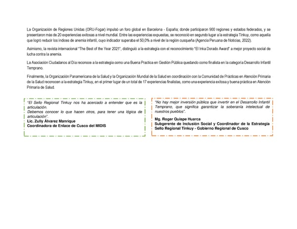 Informe de gestión 2019 - 2022 - Page 299