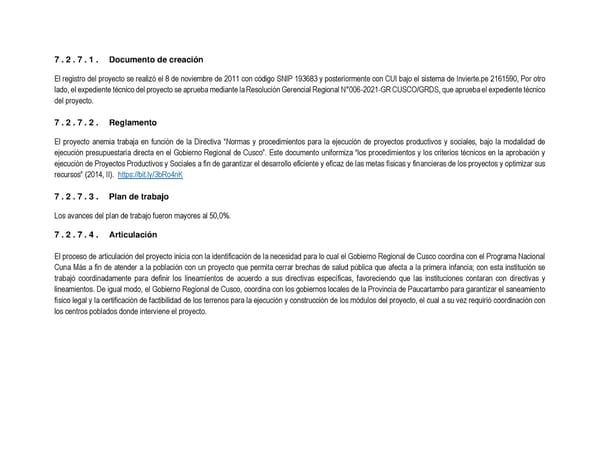 Informe de gestión 2019 - 2022 - Page 310