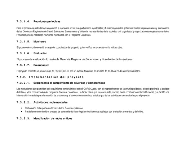 Informe de gestión 2019 - 2022 - Page 325