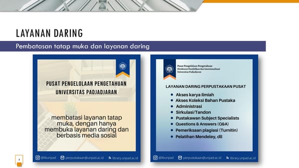 Layanan Online dan Penelusuran E Resources UNPAD - Page 4