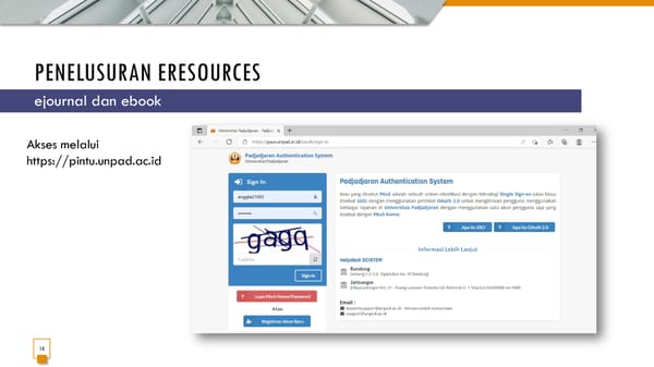Layanan Online dan Penelusuran E Resources UNPAD - Page 14