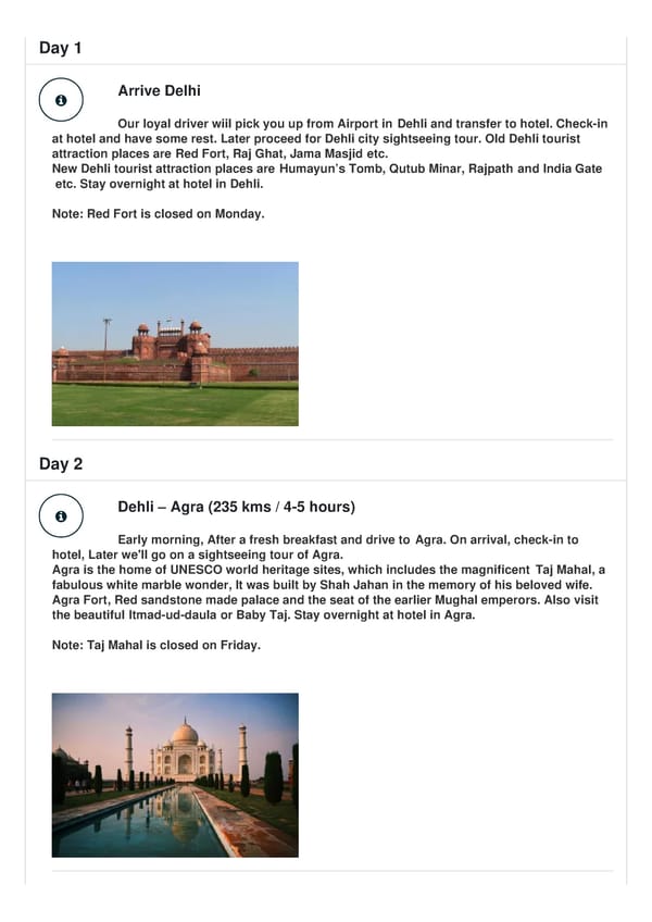 5 Days Golden Triangle Tour - Page 2