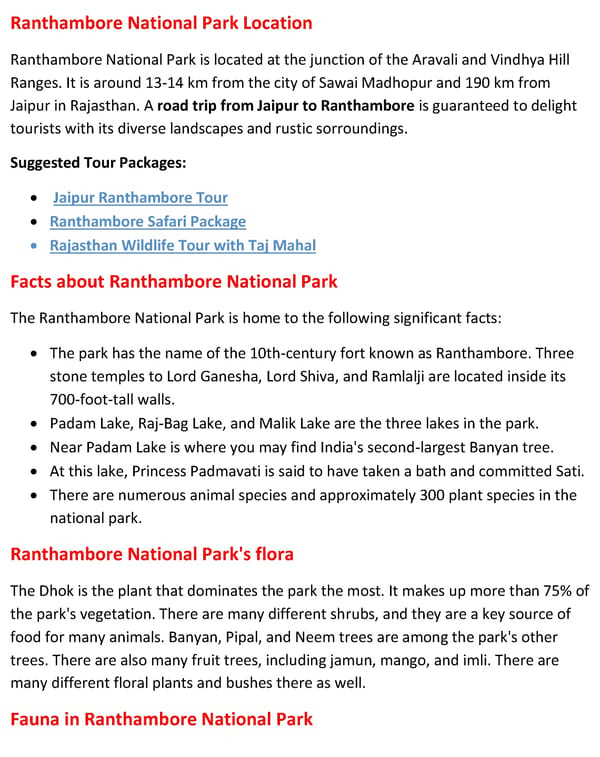 Complete Travel Guide To Ranthambore National Park - Page 4