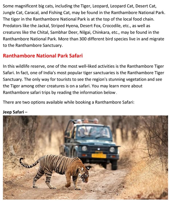 Complete Travel Guide To Ranthambore National Park - Page 5