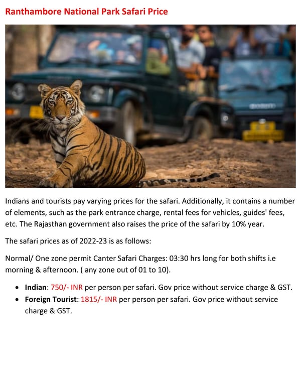 Complete Travel Guide To Ranthambore National Park - Page 8