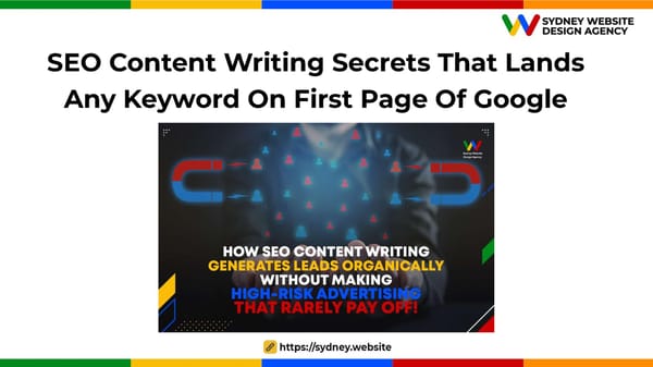 SEO Content Writing Secrets That Lands Any Keyword On First Page Of Google - Page 1