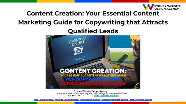 Content Creation_ Your Essential Content Marketing Guide for Copywriting that Attracts Qualified Leads.pptx - Page 1