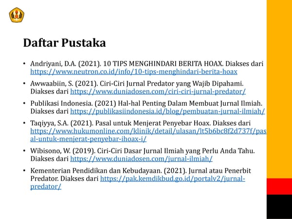 Mengenal Hoaks dan Kualitas Jurnal - Page 15