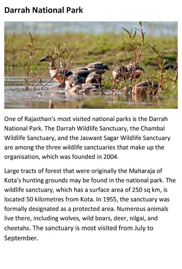 Top 10 National Parks and Wildlife Sanctuaries in Rajasthan - Page 12