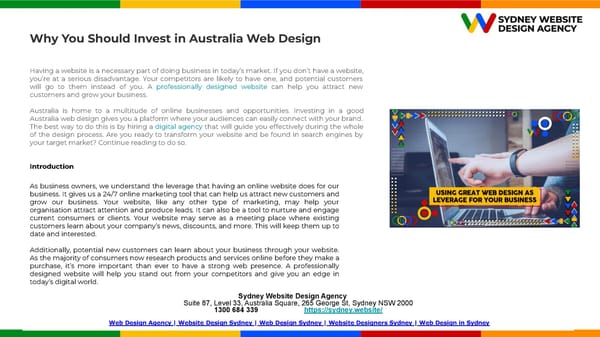 Why You Should Invest in Australia Web Design.pptx - Page 2