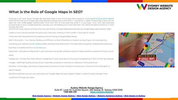 Comprehensive Guide in Google Maps Optimisation for Higher Position in Search Engines.pptx - Page 4