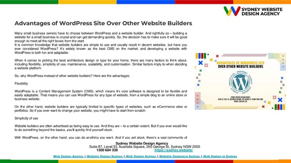 Advantages of Web Design in WordPress for Small Businesses - Page 7