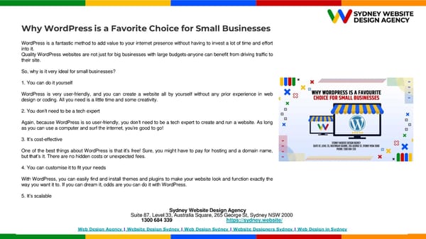 Advantages of Web Design in WordPress for Small Businesses - Page 9