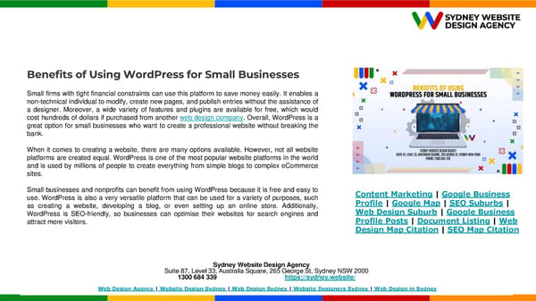 Advantages of Web Design in WordPress for Small Businesses - Page 14