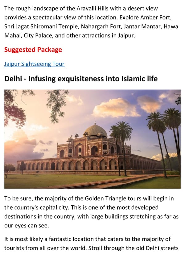 Why Golden Triangle is best tour of India - Page 6