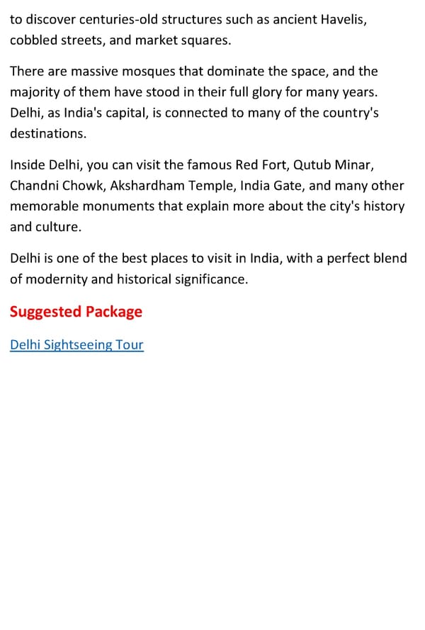 Why Golden Triangle is best tour of India - Page 7