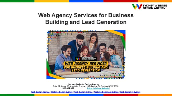 Web Agency Services for Business Building and Lead Generation.pptx - Page 1