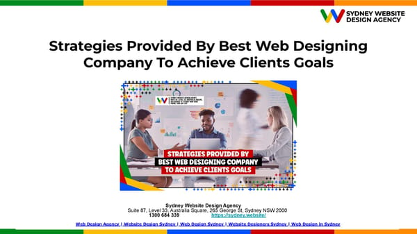 Strategies Provided By Best Web Designing Company To Achieve Clients Goals.pptx - Page 1