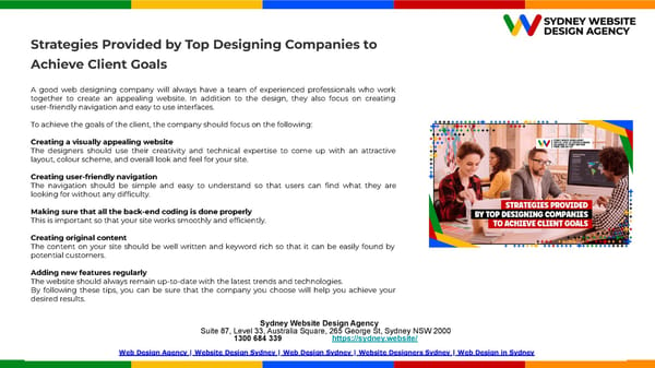 Strategies Provided By Best Web Designing Company To Achieve Clients Goals.pptx - Page 6