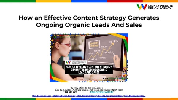 How an Effective Content Strategy Generates Ongoing Organic Leads And Sales.pptx - Page 1