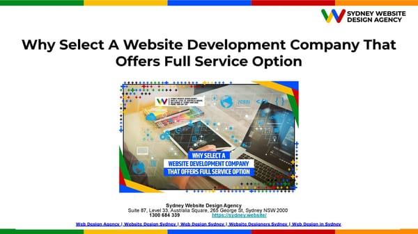 Why Select A Website Development Company That Offers Full Service Option.pptx - Page 1