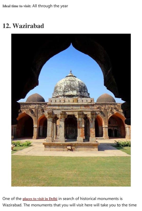 Historical Places to Visit in Same Day Road Trip in Delhi - Page 15