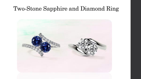 Top Modern Combination Diamond And Sapphire Ring - Page 3