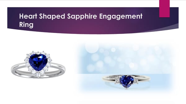 Sapphire halo engagement rings with Large sapphire & diamonds - Page 5