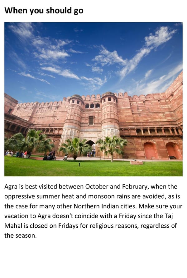 How to Travel by Train Bus and Car from Delhi to Agra - Page 7